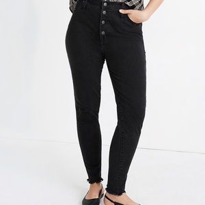 Madewell black skinny jeans